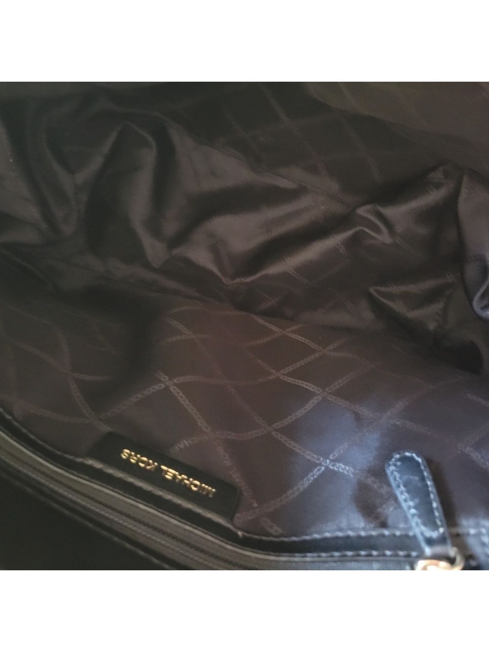Michael Kors Black and Gold Studded Tote - Picture 8 of 9